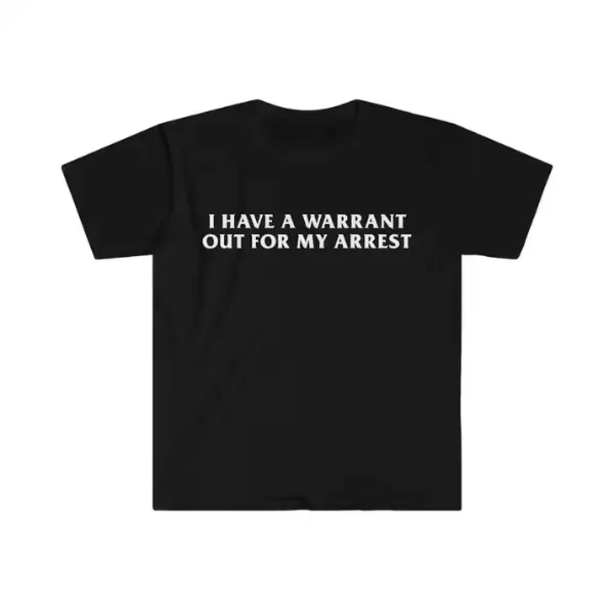 Funny Y2K TShirt - I Have a Warrant Out for My Arrest 2000's Celebrity Inspired Tee - Gift ShirtUnisex oversized tshirt clothes men graphic tee men gifts