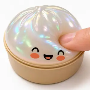Pearlescent Xiaolongbao that can emit light! Emotional stress relief toys for friends