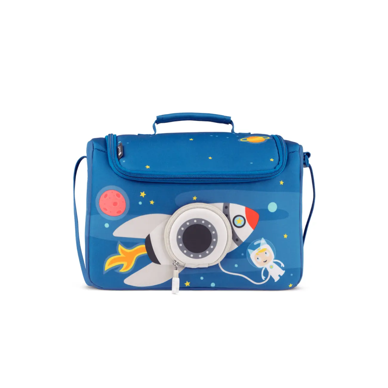 Tonies Listen & Play Bag - Secure Protection for your Toniebox, Headphones, Charging Station, and 6 Characters - Blast Off
