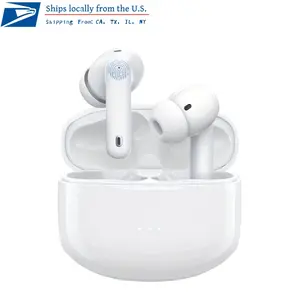 Wireless Earbuds Active Noise Cancelling Earphones, Gaming Headset, Wireless With Microphone Charging Case, 30 Hours Playback Time, In Ear High Fidelity Stereo    Sound  Earphones