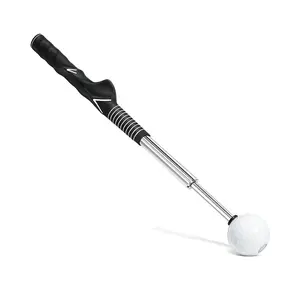 Golf Swing Trainer, Telescopic Golf Swing Training Stick, Professional Golf Training Equipment for Beginners, Golf Accessory, Golf Training Tool