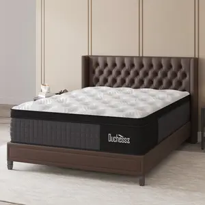 Duchessz 10"12"14" Twin Full Queen King Size Mattress in a Box Ergonomic Hybrid Spring Cooling Gel Memory Foam Medium Firm