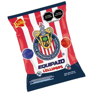 beny CLUB DEPORTIVO GUADALAJARA EQUIPAZO LOLLIPOPS 9.52OZ BAG 18PC