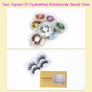 Two Types Of False Eyelashes  For Women Randomly Send Out One