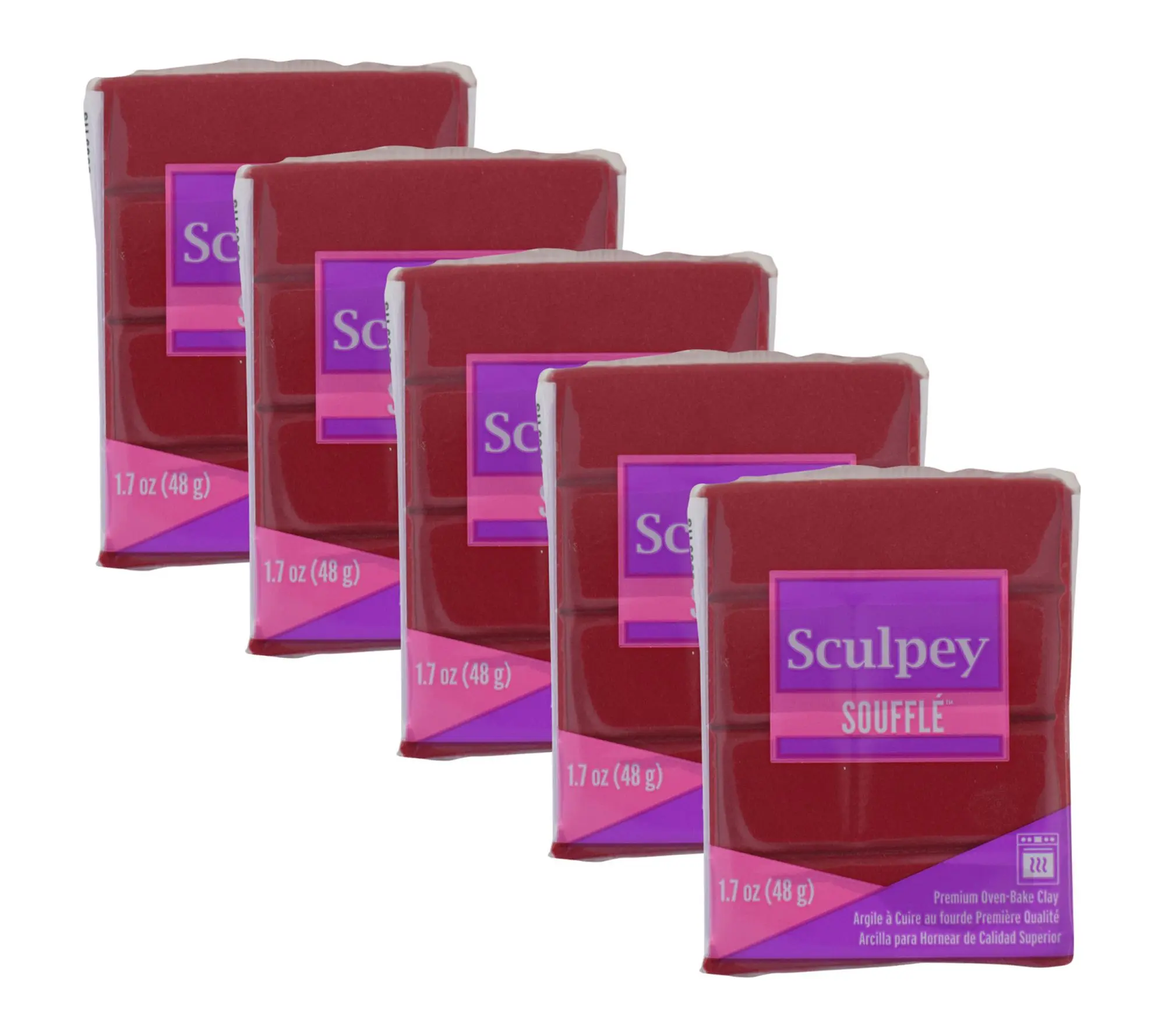 Sculpey Souffle 5 Pack Polymer Oven Bake Clay Sculpey Souffle 5 Pack Polymer Oven Bake Clay