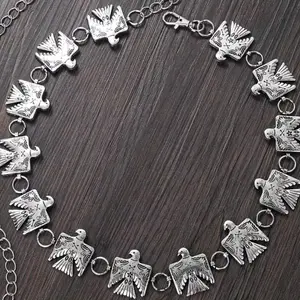 bohemian Western Thunderbird chain belt