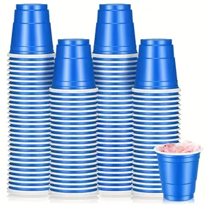 100 Pack 2 Oz Plastic Shot Glasses, Mini Disposable Party Cups, Ideal for Weddings, Graduation Parties, Beer Tasting, Snack Samples