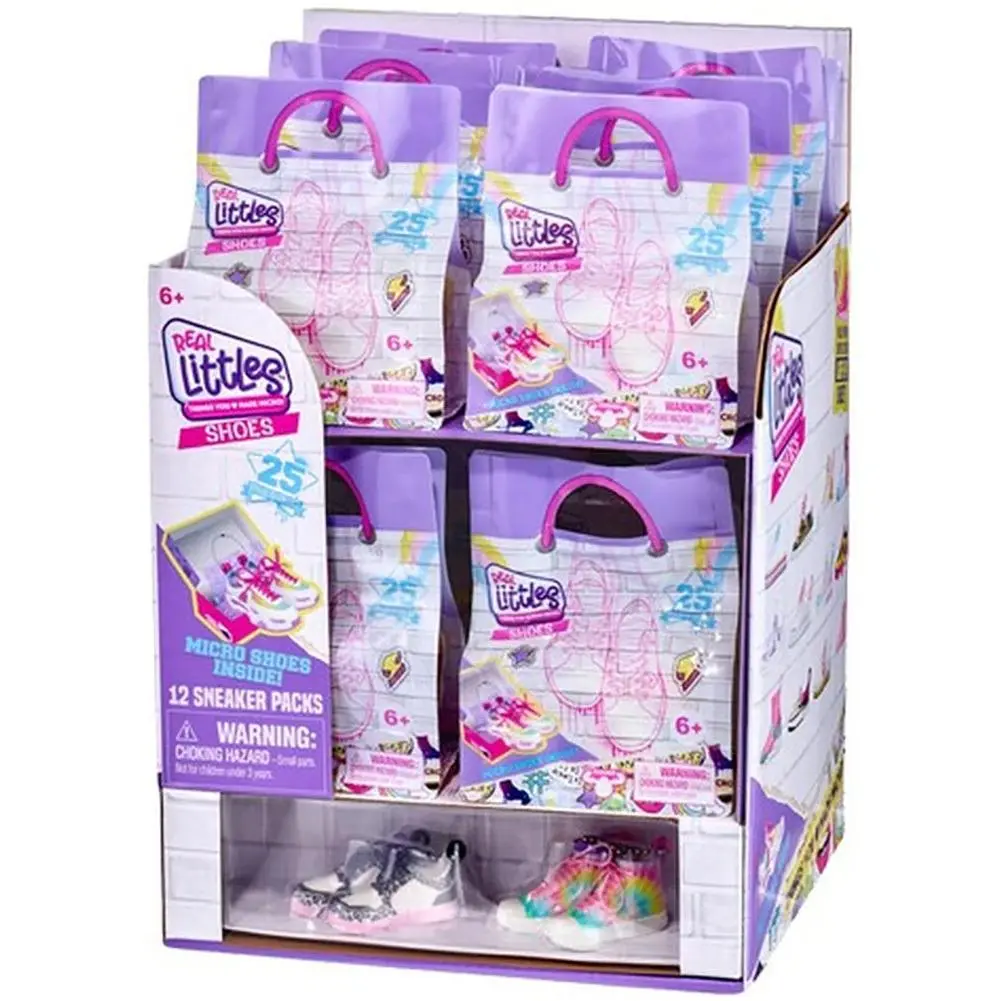 Shopkins Real Littles Sneakers (Sealed Case of 36 - Mystery Packs)