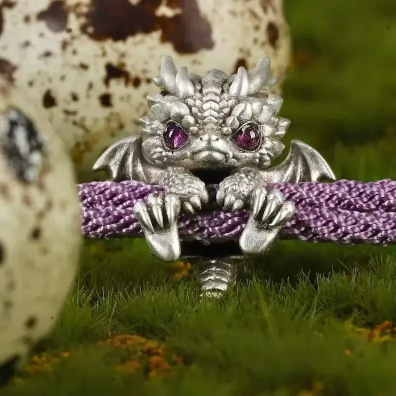 Punk Dragon Bangle for Adults, Adjustable Gothic Stainless Steel Bracelet, Fashionable Cuff for Party and Daily Wear, Stainless Steel Bracelets, Fashionable Bangle, Funky Unique Accessories