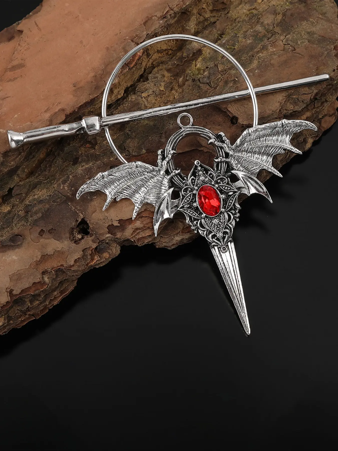 Viking Retro Gemstone Dragon Hairpin, Trendy Nordic Norway Hair Accessories, Perfect Gift for Parties, Valentine's Day, Mother's Day, Birthdays