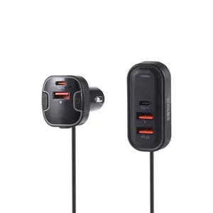 Griffin 5-in-1 Car charger with Backseat Hub & FM Transmitter