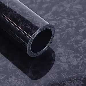 Forged Carbon Fiber Vinyl Wrap, Gloss Crushed Stone  Wrap Vinyl Film Easy Installation with Air Release Technology Auto  Sticker Decal Sheet (Black, 1ft x 10ft)