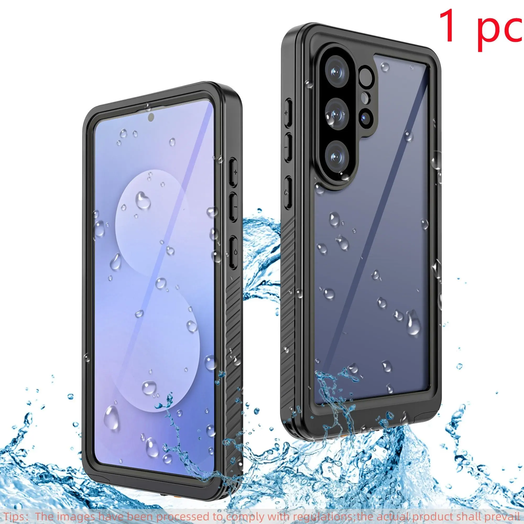 Waterproof Phone Case Cover for Samsung Galaxy S26Ultra/S25Ultra/S24Ultra/S26Plus/S25Plus, High-Quality Protective Transparent Dust-Proof Shock-Resistant, Shockproof Protective Cover