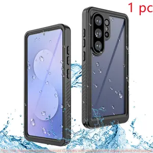 Waterproof Phone Case Cover for Samsung Galaxy S26Ultra/S25Ultra/S24Ultra/S26Plus/S25Plus, High-Quality Protective Transparent Dust-Proof Shock-Resistant