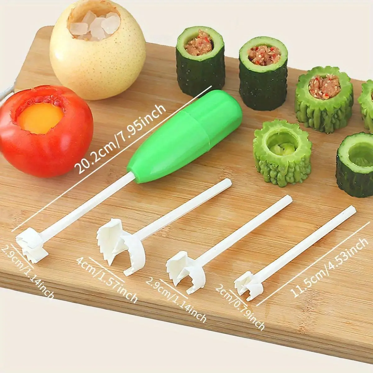 4pcs/set Creative Vegetable Spiral Cutter - Perfect for Effortless Cooking and Meal Prep
