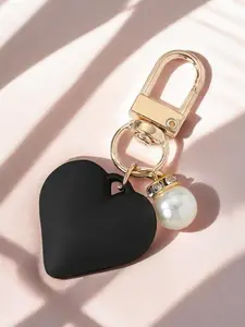 Fashion Heart Shaped Keychain, Fashion Classic Romantic Style Car Bag Pendant, Trendy All-match & Exquisite Keychain for Birthday Gift