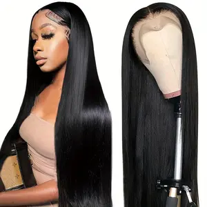 Bling Hair HD Lace Front Human Hair Wig 13x4 13X6 Straight Frontal Wig Pre Plucked With Baby Hair For Women Clearance 180 Density