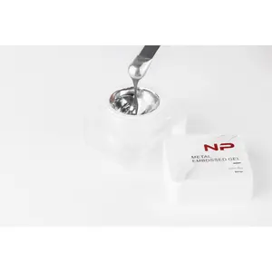 METAL EMBOSSED GEL-SILVER