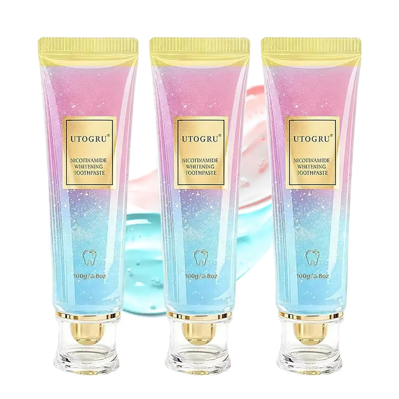3pcs,Oral Intensive Whitening Fluoride Toothpaste - 3.8 oz, Advanced Stain Removal for Coffee & Tea, Enamel-Safe Anti-Cavity Protection, Fresh Mint for Bad Breath