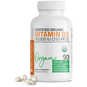 Bronson Vitamin D3 10,000 IU for Immune Support, Healthy Muscle Function, Bone Health, Non-GMO Dietary Supplement