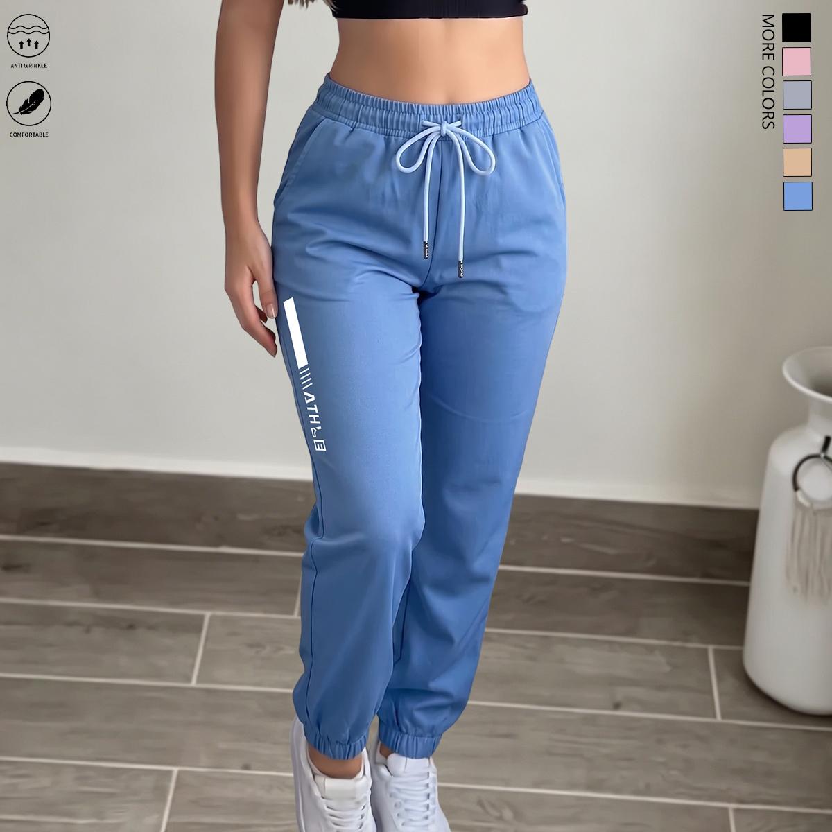 3PCS women’s lightweight ultra-thin straight casual athletic pants; all-season drawstring design with stylish pocket openings; straight-leg casual pants suitable for outdoor sports and everyday outings; summer vibe; stretchy fabric. Stretch casual sports 3PCS women’s lightweight ultra-thin straight casual athletic pants; all-season drawstring design with stylish pocket openings; straight-leg casual pants suitable for outdoor sports and everyday outings; summer vibe; stretchy fabric. Stretch casual sports