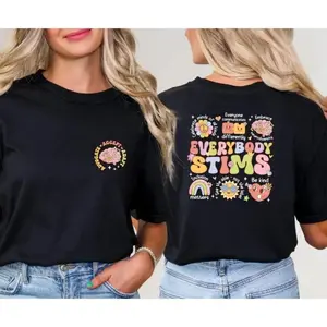 Everyone Stims Speech Therapy TShirt Behavior Analyst TShirt Autism Matter TShirt Behavior Therapy Gift Neurodiversity TShirt