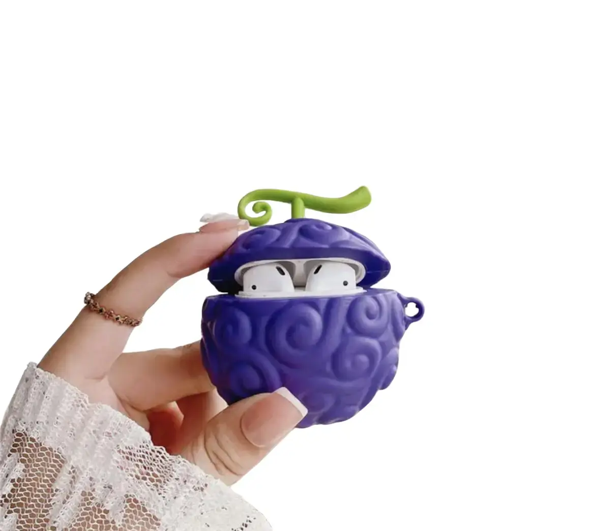 Earphone case "Demon fruit" One Piece for Airpods 1 & 2