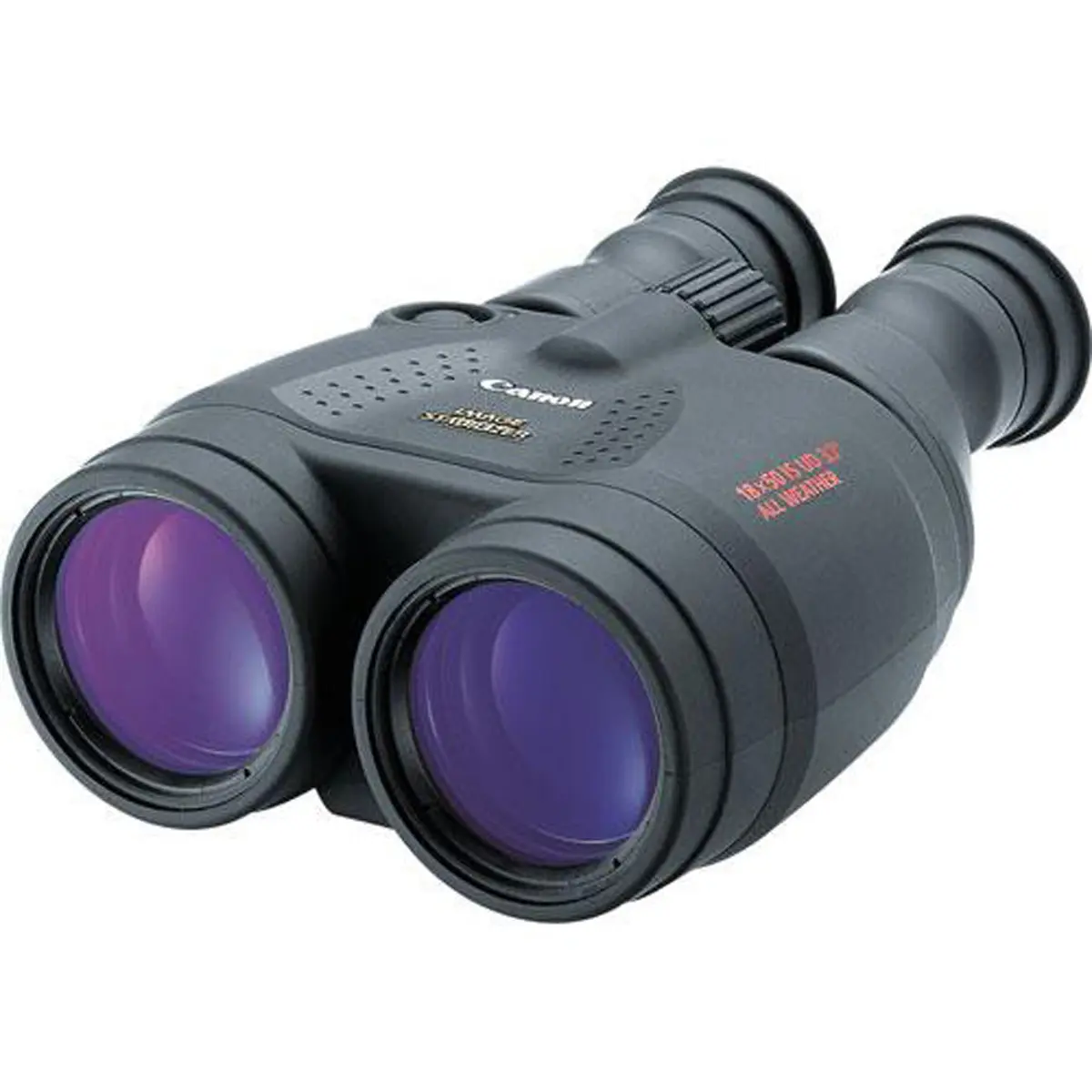 Canon 18x50 Image Stabilized Compact Long Range Binoculars with Porro Prism Design, Weather-Resistant, 3.7-Degree Angle of View