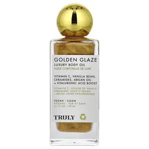 Truly Beauty Golden Glaze Luxury Body Oil, 3.1 fl oz (90 ml)