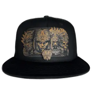 Dioses Aztecas leather patch SnapBack