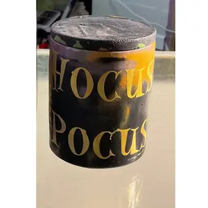 Hocus Pocus cement candle