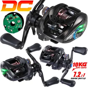 Sougayilang DC Baitcasting Fishing Reel Ultralight 4+1BB  7.2:1 Gear Ratio Baitcaster Reel Smooth and Sensitive, Fishing Reel for Freshwater Saltwater Fishing