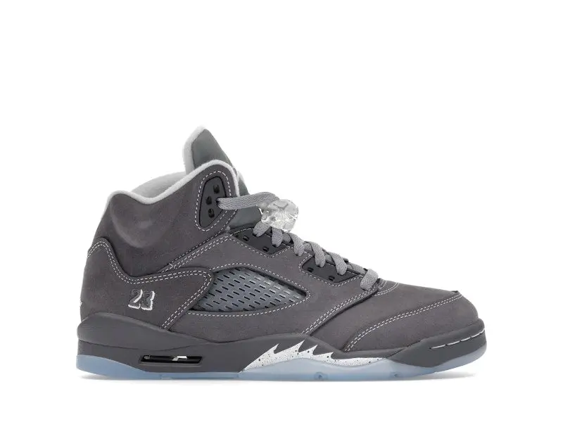 Jordan 5 Retro Wolf Grey 2026 Youth / Women's Perfect Casual Daily Lifestyle Sneaker Fashion Footwear Gym Walking Shoe Running Sneaker