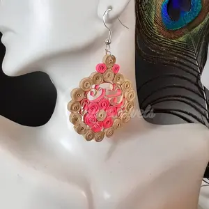 Filigree Circle Quilling Earrings