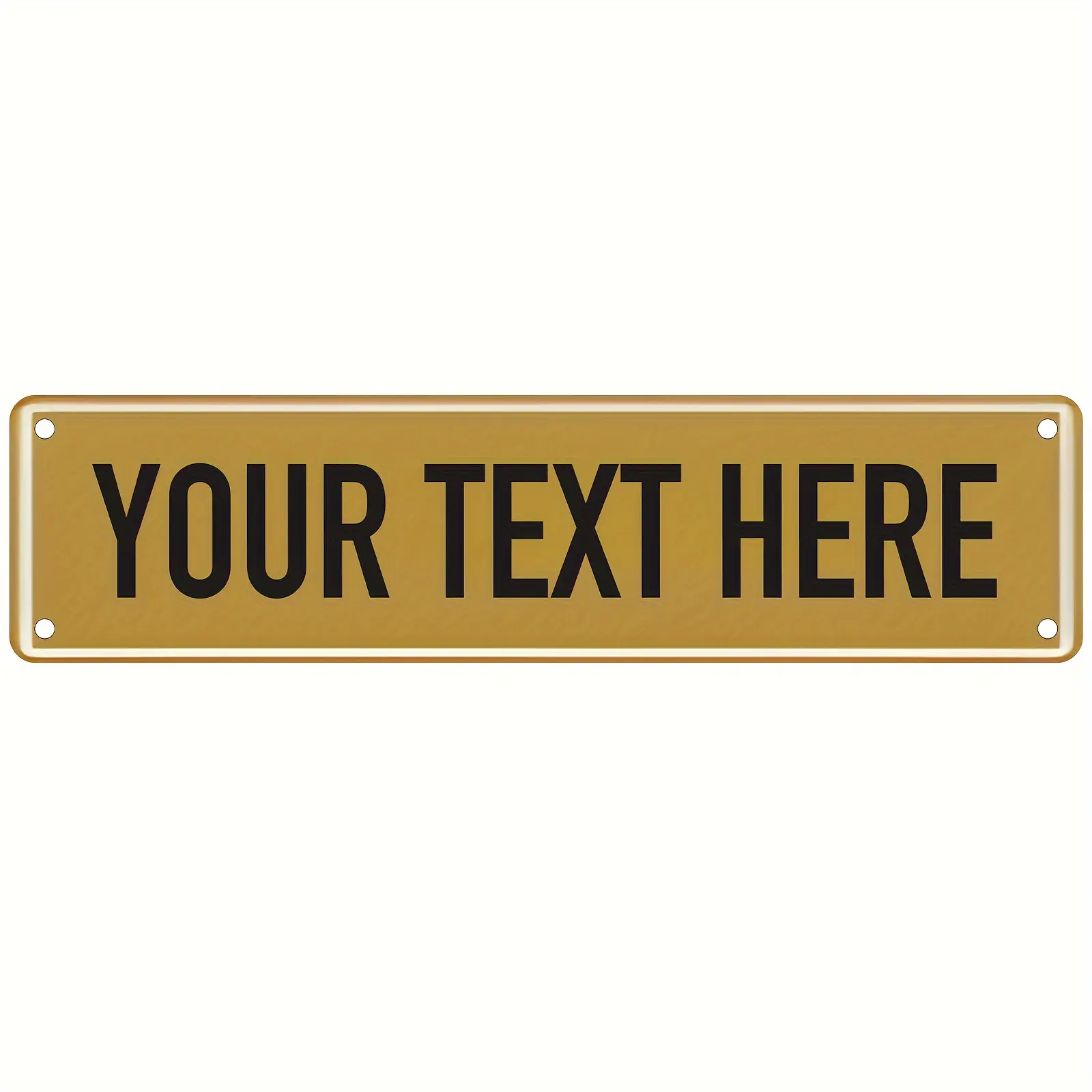 1pc Custom Personalized Street Sign, Create Your Own with Name or Message for Indoor/Outdoor Use, 12 Color Choices - S-CUS002 16*14cm / 40x10in Tinsel Decor (Halloween & Christmas), Christmas Decor, Customized Decoration, Wall Decor