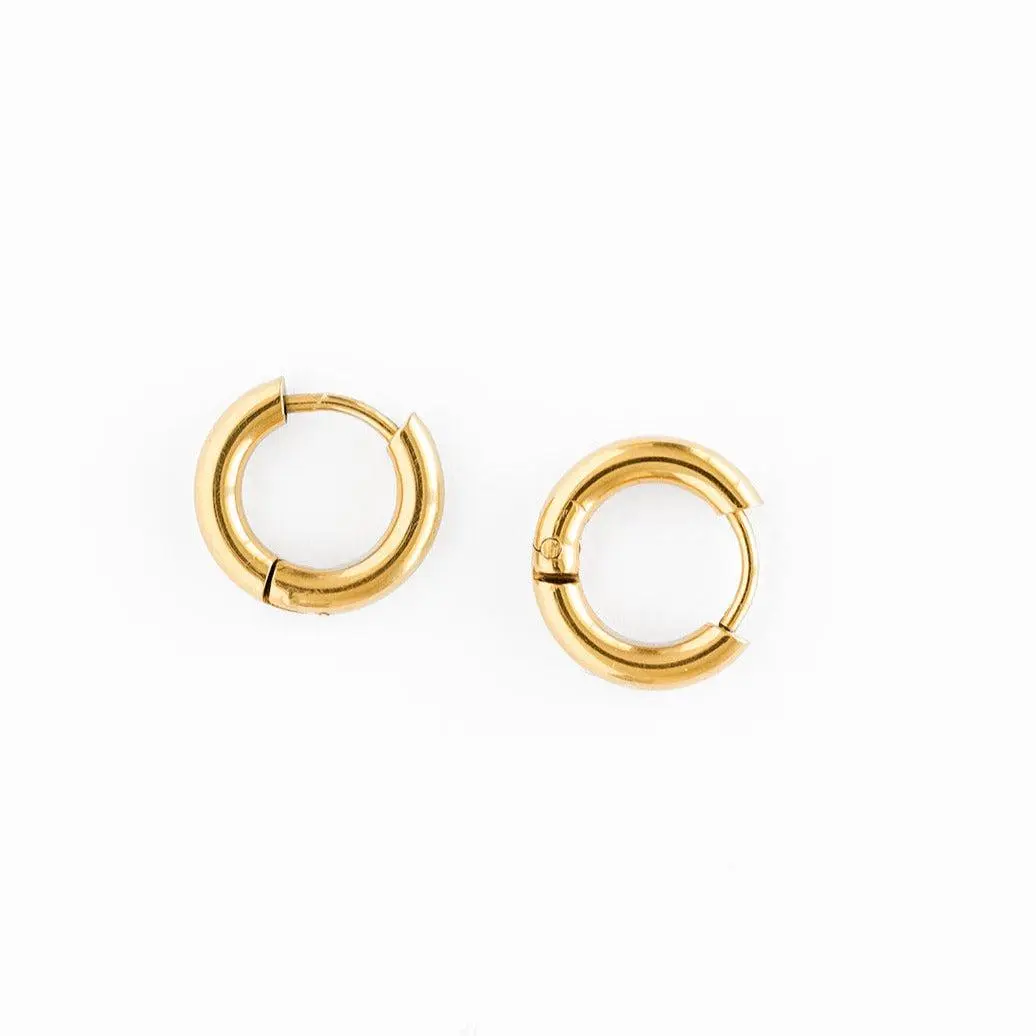 Endless Hoop Earrings (Hypoallergenic, All-Day Comfort for Sensitive Ears, Kids)