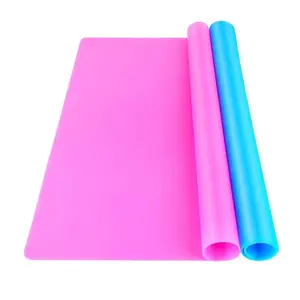 Extra Large Silicone Mat Heat Resistant Sheet Waterproof Pad Kitchen Counter Protector Vinyl Craft Mats Nonslip Table Placemat