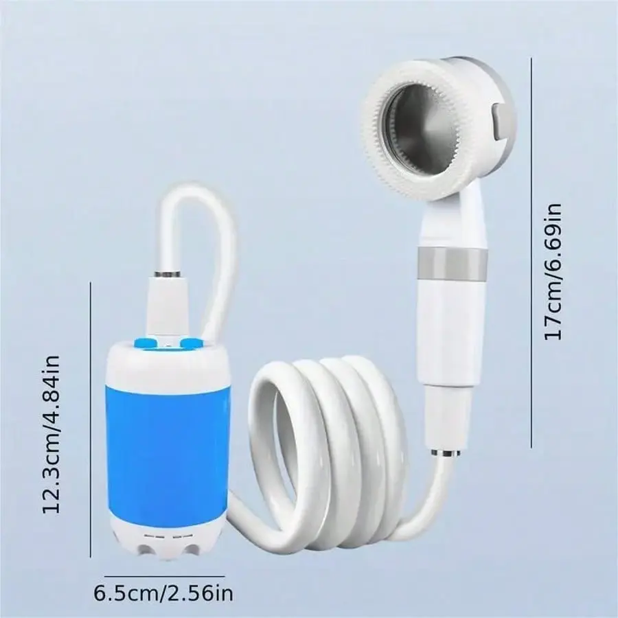 All-In-1 Outdoor Shower Pump Kit, Complete Accessories Included, for Camping & Travel (Sports & Outdoor Personal Care)
