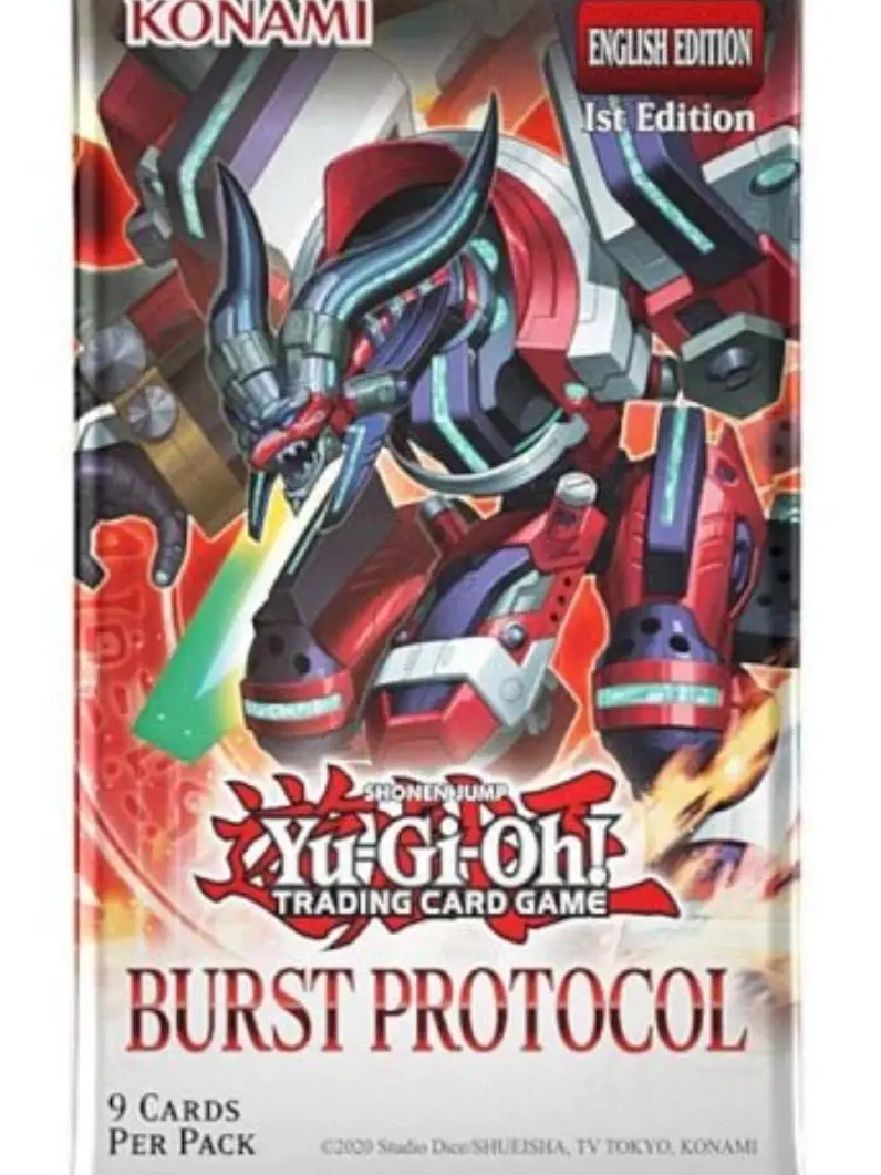 Yu-Gi-Oh! Burst Protocol Pack 9 cards per pack