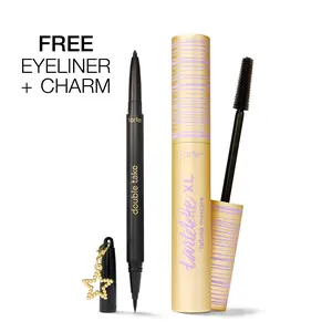 tarte line & define duo - limited-edition double take eyeliner & XL tubing mascara duo + FREE charm