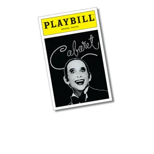 Cabaret Playbill Sticker