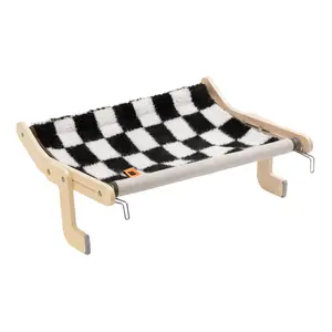 Large Double-Sided Wood Cat Window Perch, No-Drilling Cat Hammock Window Seat Bed Shelves, No Suction Cup,summervibes