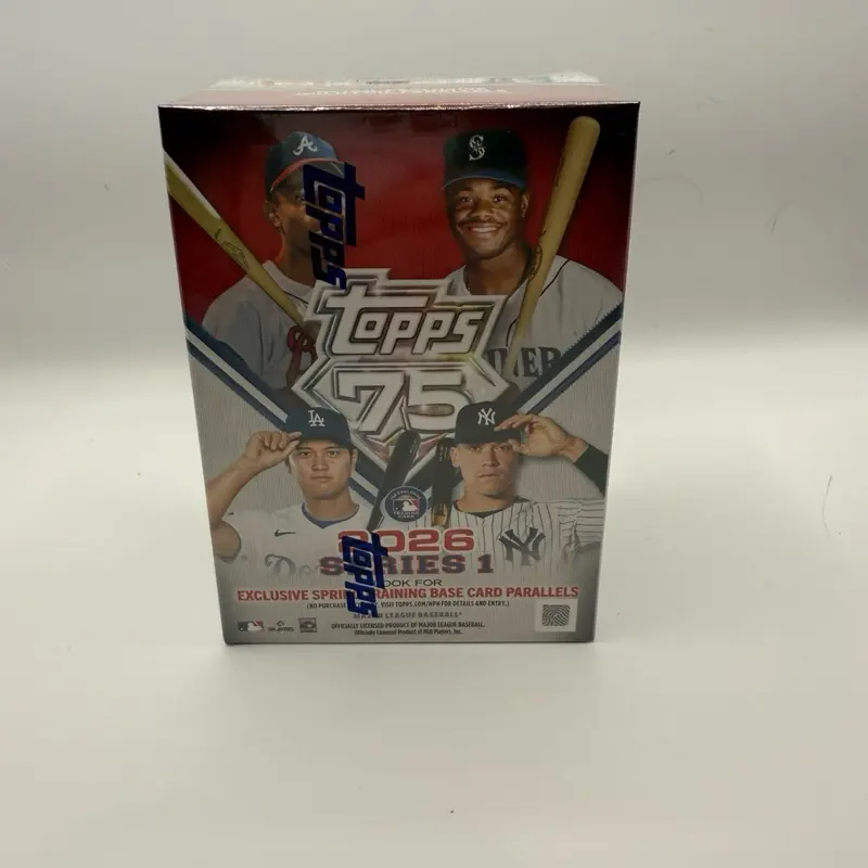 Topps 75 Series 1 Baseball Card Box - Exclusive Spring Training Base ...