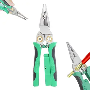 8 in 1 Wire Stripper with  Tester, Wire Stripper Pliers Multi-Function Electrician Tool for Stripping  Scraping Crimping Wires  &  Electrical Repair