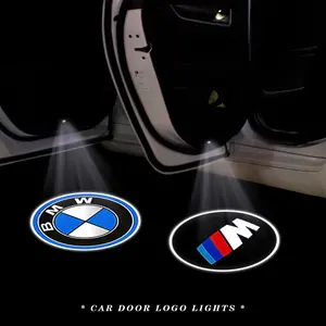 LED Car Door Welcome Lights Set of 2, Compatible with Bmw M E46 E90 E60 F10 F30 E39 E36 F20 E87 G30 E92 G20 G30 Models