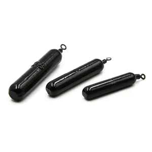 Black Drop Shot Weights with Swivel 5 Pack