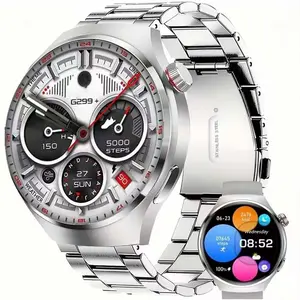 Business Smart Watch Men 1.52 Inch HD Screen Bluetooth-compatible Calling Multi-Sport Tracking Message Notifications Outdoor Multifunctional Valentine's Day Gifts Fitness Smart Watch Wearable Smartwatch Sports Tracking Smartwatch Smartwatch For Fitness