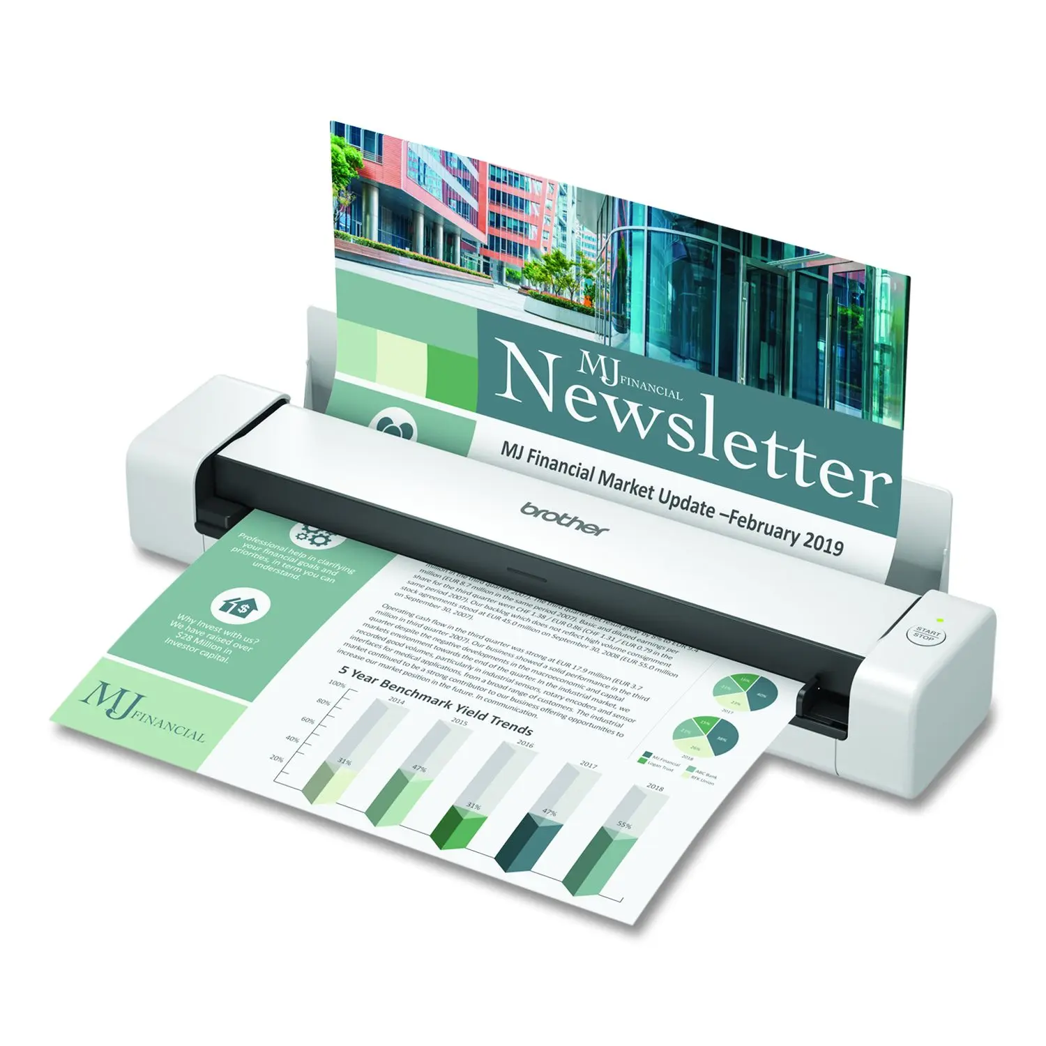 Brother DS-740D Duplex Compact Mobile Document Scanner