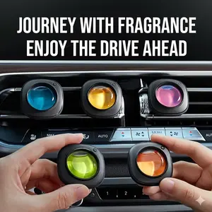 Car air freshener set with 5 scents