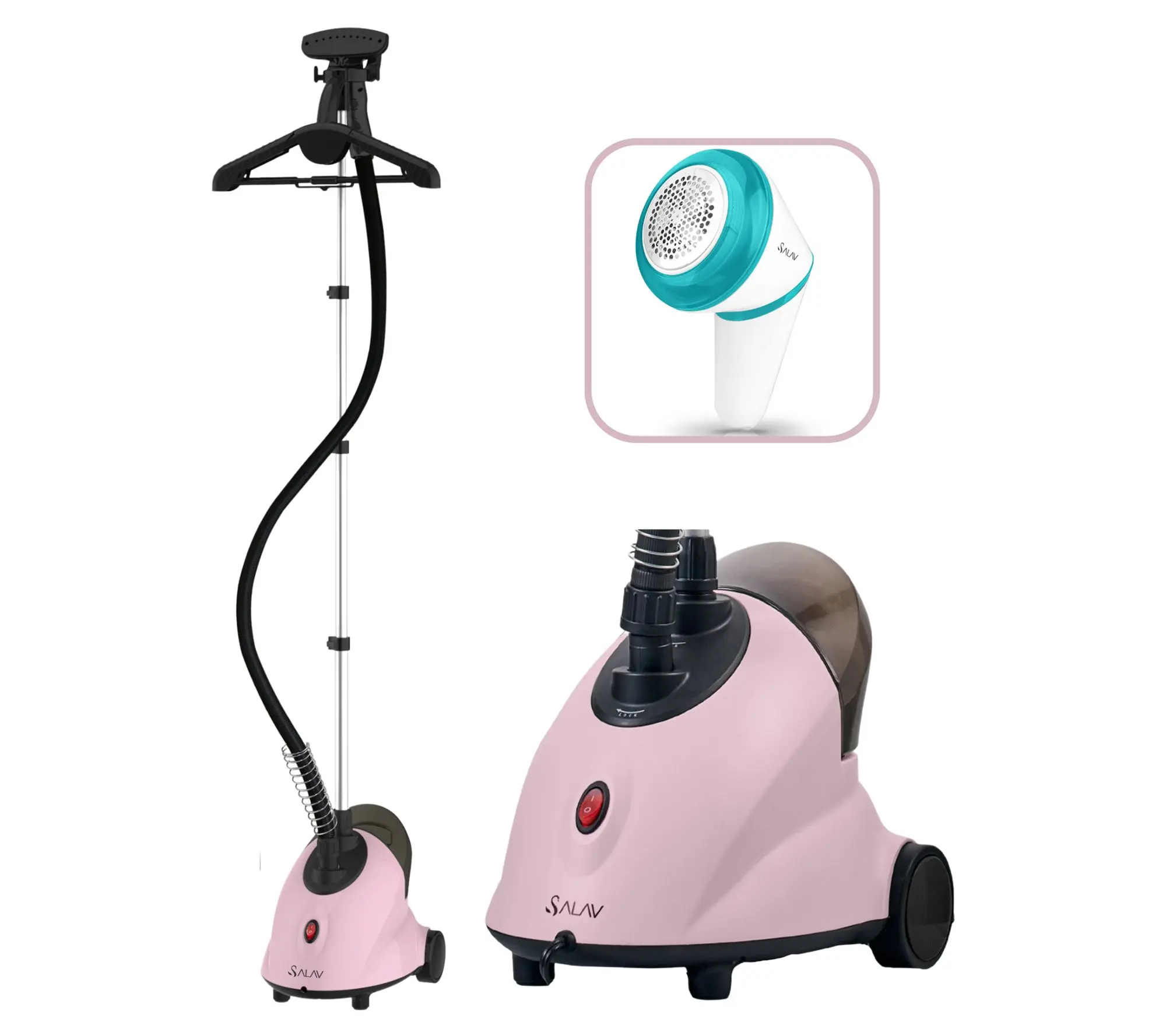 SALAV Standing Garment Steamer with Lint Remover Set SALAV Standing Garment Steamer with Lint Remover Set
